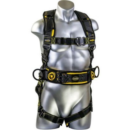 GF PROTECTION Guardian Cyclone Construction Harness, Quick Connect Chest & Legs, Tongue Buckle Waist, 2XL 21036